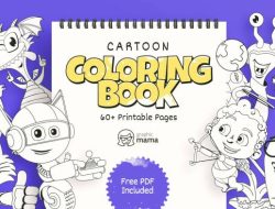 Cartoon Coloring Book PDF Free Download