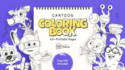 Cartoon coloring book pdf free download