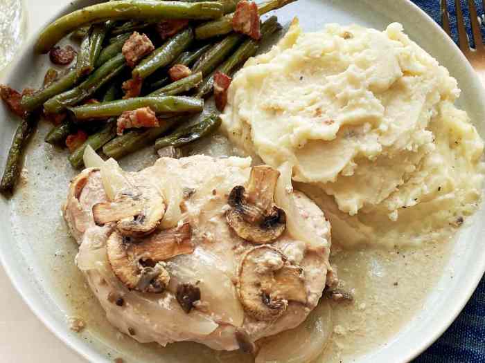 Baked pork chop with mushroom soup recipes