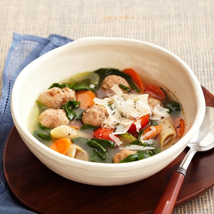 Turkey meatball soup recipe