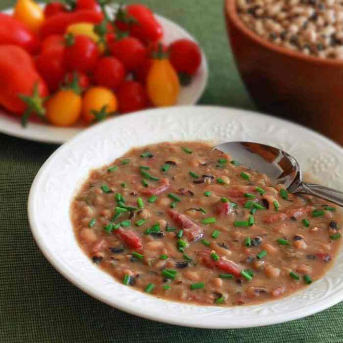 Black eyed peas soup recipes