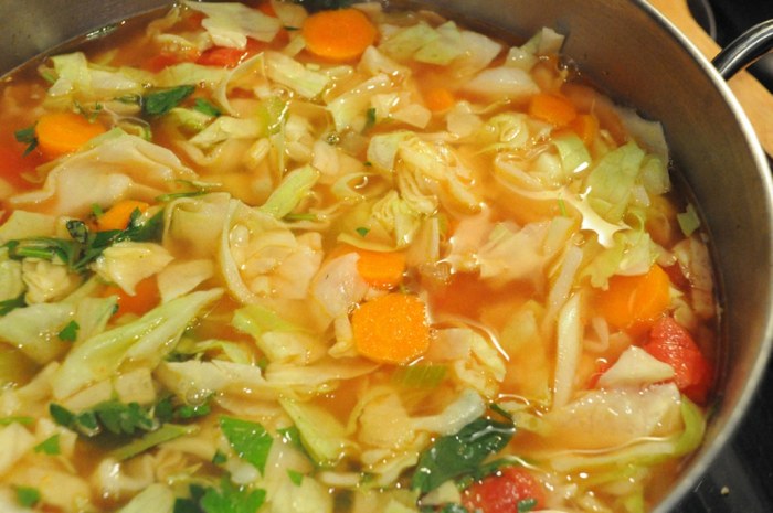 Seven day cabbage soup diet recipe