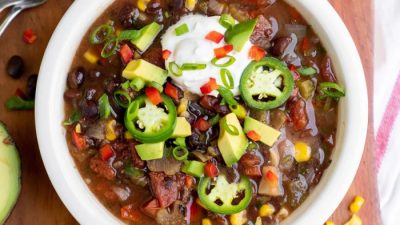 Vegan black bean soup recipe