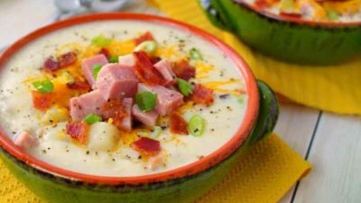 Simple potato soup crock pot recipe