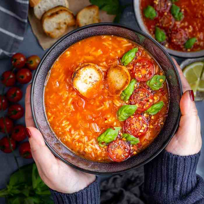 Tomato rice soup recipe provençal archanaskitchen