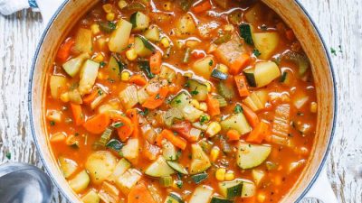 Vegetable Soup Recipe No Tomatoes