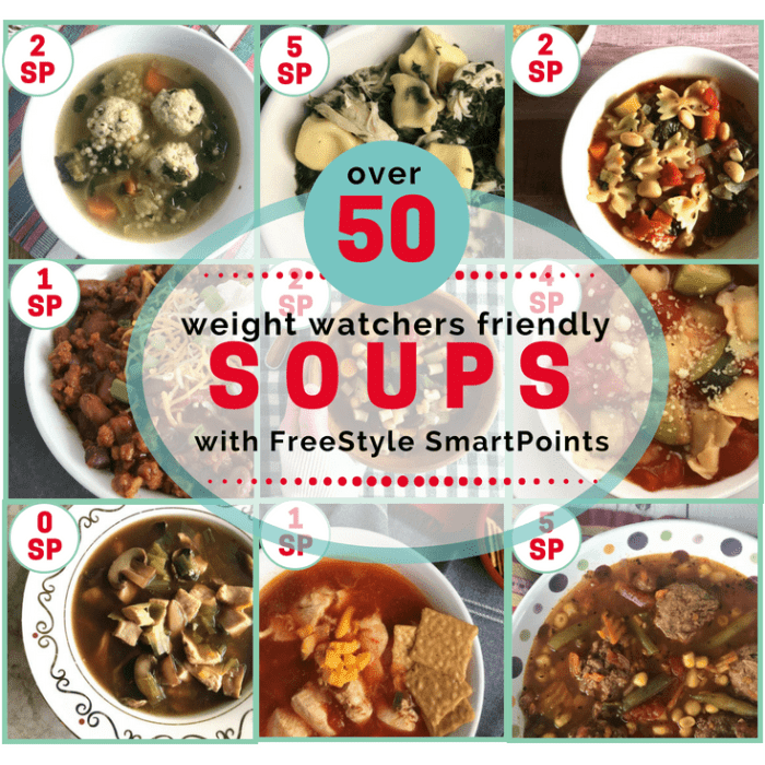 Weight watchers soups recipes