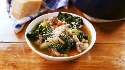 Bean and kale soup recipe