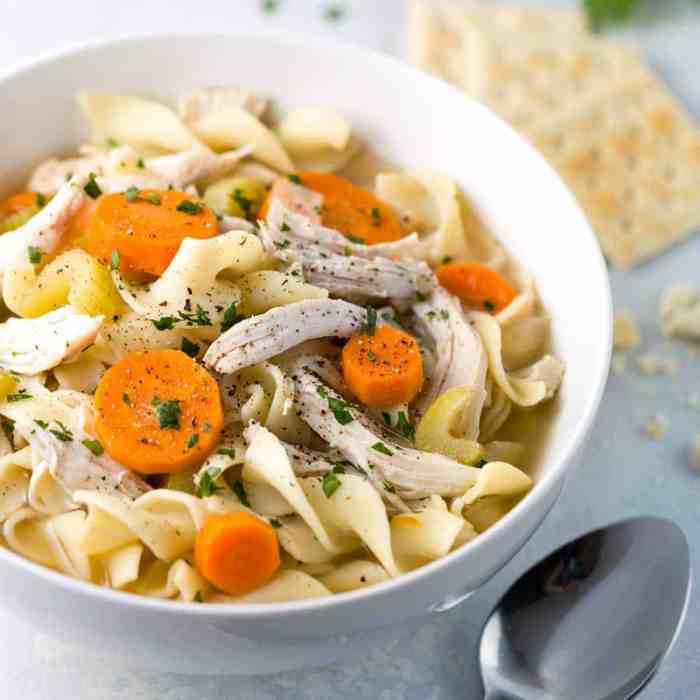 Simple chicken noodle soup recipe crock pot