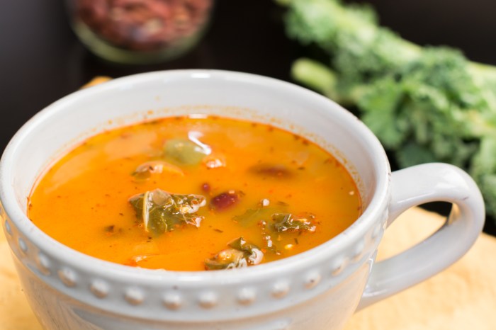 Bean and kale soup recipe