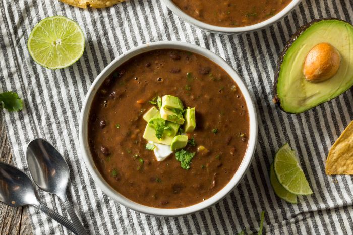 Vegan black bean soup recipe