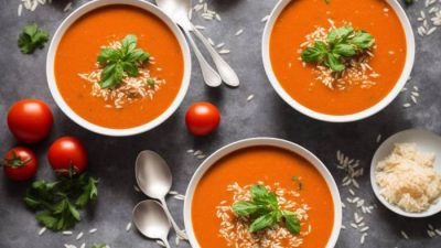 Tomato and rice soup recipe