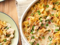 Tuna Noodle Casserole Recipe with Cream of Mushroom Soup